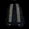 Leopard-print bagpack with stones